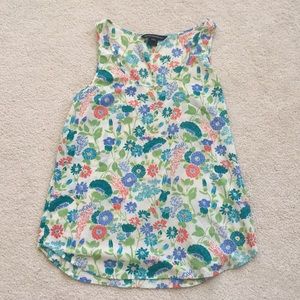 French Connection Floral Shell Top